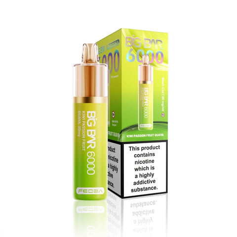 Feoba Big Bar 6000 Puffs Disposable Vape (Box of 5) - Topvapewholesale