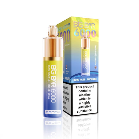 Feoba Big Bar 6000 Puffs Disposable Vape (Box of 5) - Topvapewholesale