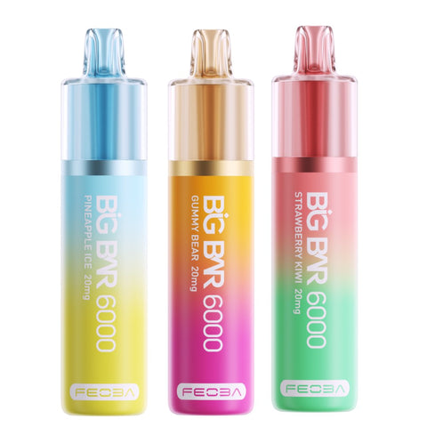 Feoba Big Bar 6000 Puffs Disposable Vape (Box of 5) - Topvapewholesale