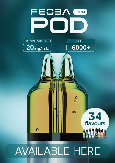Feoba Pro 6000 Replacement Pods Box of 5 - Topvapewholesale