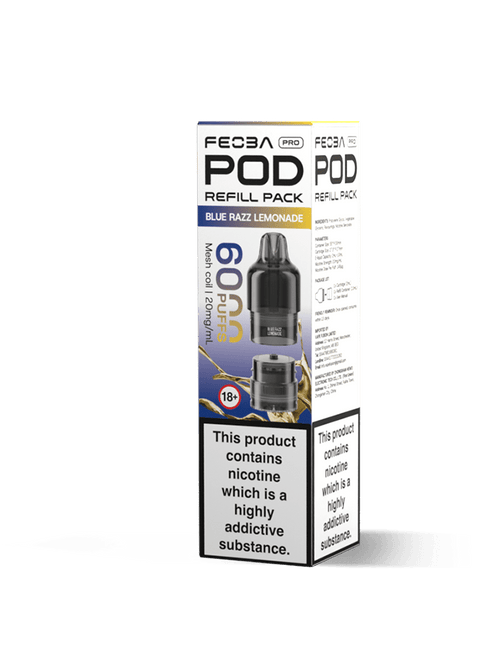 Feoba Pro 6000 Replacement Pods Box of 5 - Topvapewholesale