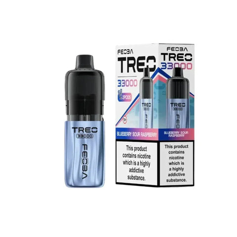 Feoba Treo 33k Prefilled Pod Vape Kit Box of 6 - Topvapewholesale