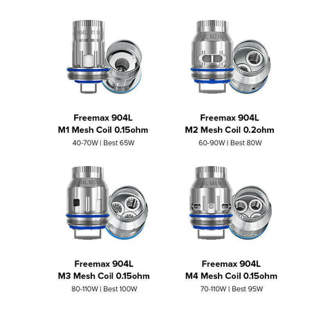 Freemax 904L M Mesh Replacement Coils Pack of 3 - Topvapewholesale