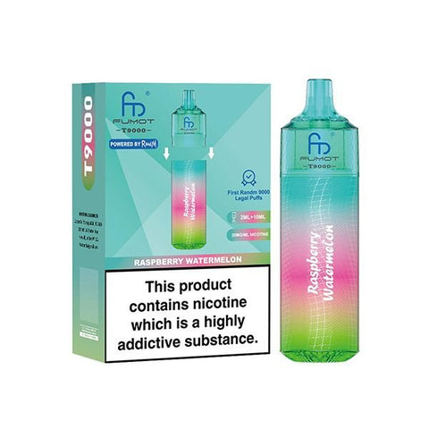 Fumot T9000 Prefilled Pod Vape Box of 5 - Topvapewholesale