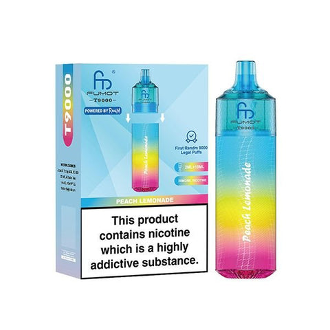 Fumot T9000 Prefilled Pod Vape Box of 5 - Topvapewholesale