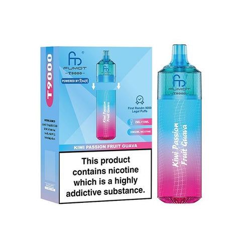 Fumot T9000 Prefilled Pod Vape Box of 5 - Topvapewholesale