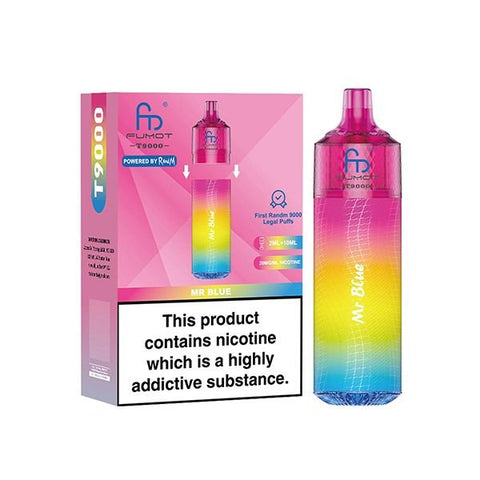 Fumot T9000 Prefilled Pod Vape Box of 5 - Topvapewholesale
