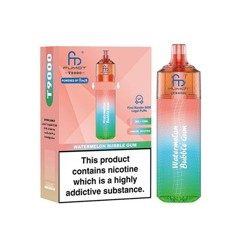 Fumot T9000 Prefilled Pod Vape Box of 5 - Topvapewholesale