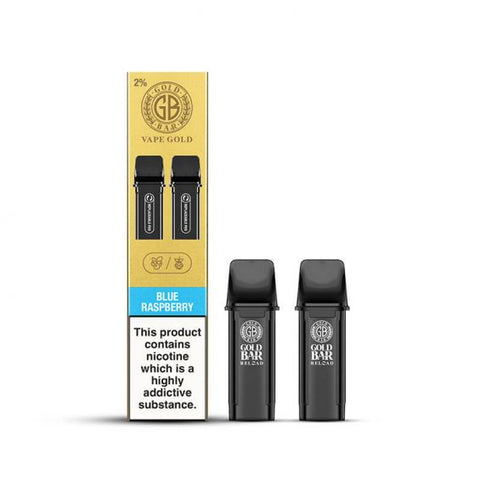 Gold Bar Reload 1200 Puffs Pre - filled Replacement Pods - Box of 10 - Topvapewholesale
