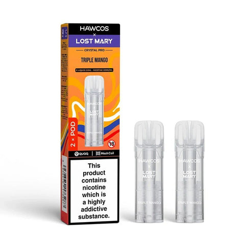 Hawcos x Lost Mary Crystal Pro Prefilled Pods Pack of 10 - Topvapewholesale