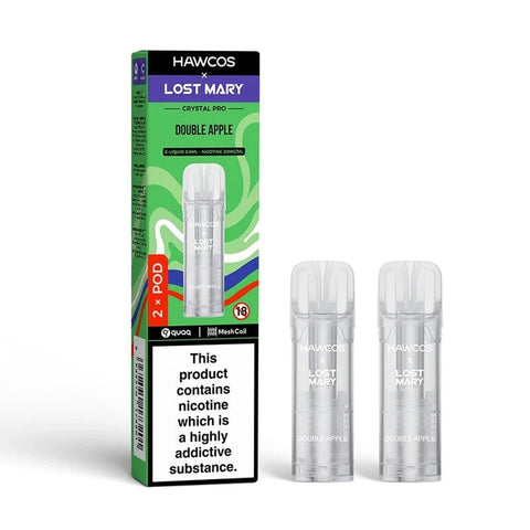 Hawcos x Lost Mary Crystal Pro Prefilled Pods Pack of 10 - Topvapewholesale