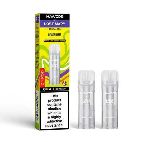 Hawcos x Lost Mary Crystal Pro Prefilled Pods Pack of 10 - Topvapewholesale