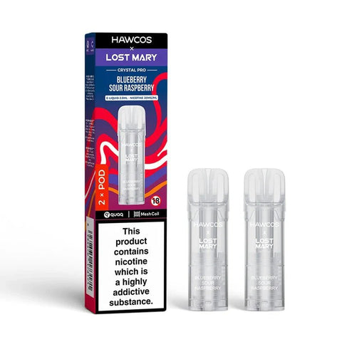 Hawcos x Lost Mary Crystal Pro Prefilled Pods Pack of 10 - Topvapewholesale