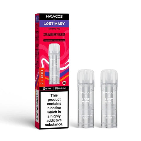 Hawcos x Lost Mary Crystal Pro Prefilled Pods Pack of 10 - Topvapewholesale