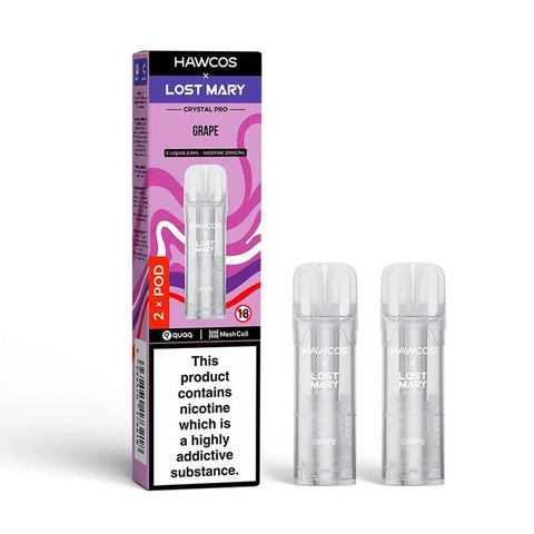 Hawcos x Lost Mary Crystal Pro Prefilled Pods Pack of 10 - Topvapewholesale