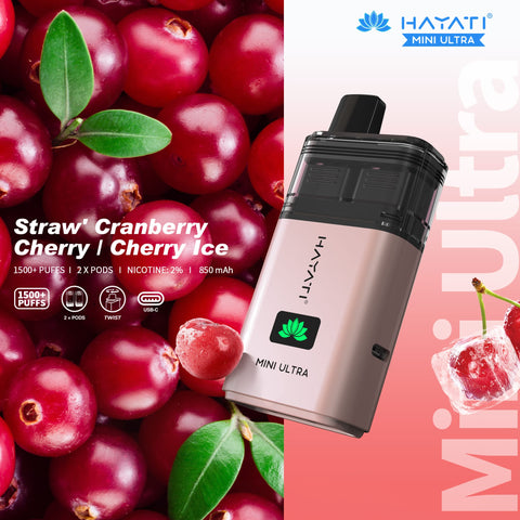 Hayati Mini Ultra 1500 Disposable Vape Box of 5 - Topvapewholesale