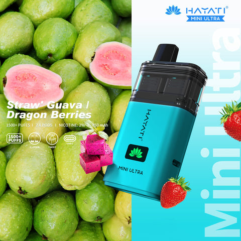 Hayati Mini Ultra 1500 Disposable Vape Box of 5 - Topvapewholesale