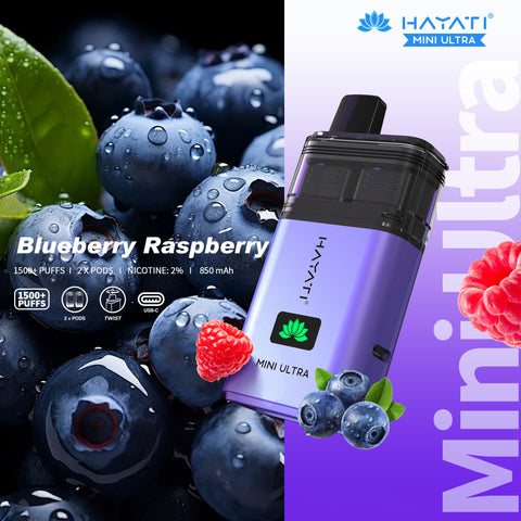 Hayati Mini Ultra 1500 Disposable Vape Box of 5 - Topvapewholesale