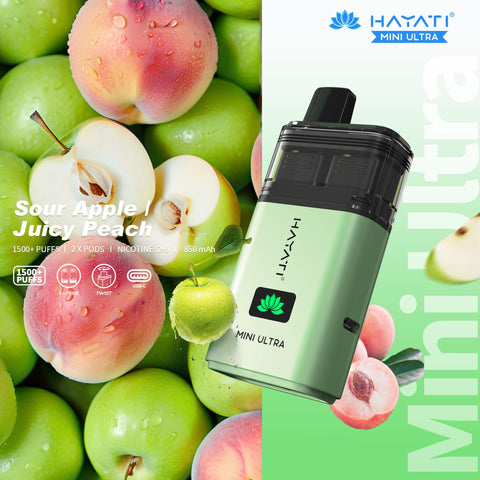 Hayati Mini Ultra 1500 Disposable Vape Box of 5 - Topvapewholesale