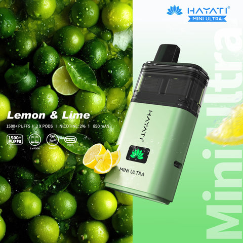 Hayati Mini Ultra 1500 Disposable Vape Box of 5 - Topvapewholesale