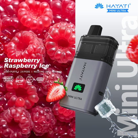 Hayati Mini Ultra 1500 Disposable Vape Box of 5 - Topvapewholesale