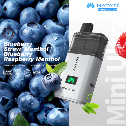 Hayati Mini Ultra 1500 Disposable Vape Box of 5 - Topvapewholesale
