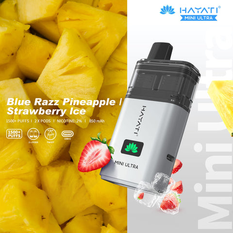 Hayati Mini Ultra 1500 Disposable Vape Box of 5 - Topvapewholesale