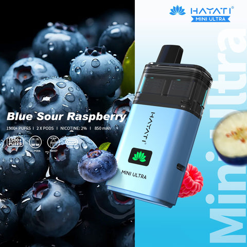 Hayati Mini Ultra 1500 Disposable Vape Box of 5 - Topvapewholesale