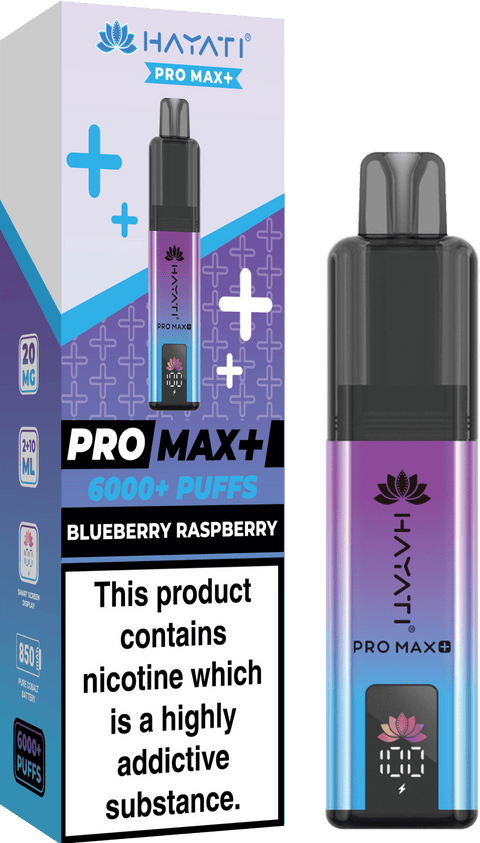Hayati Pro Max+ 6000 Puffs Vape Box of 10 - Topvapewholesale