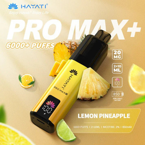 Hayati Pro Max+ 6000 Puffs Vape Box of 10 - Topvapewholesale