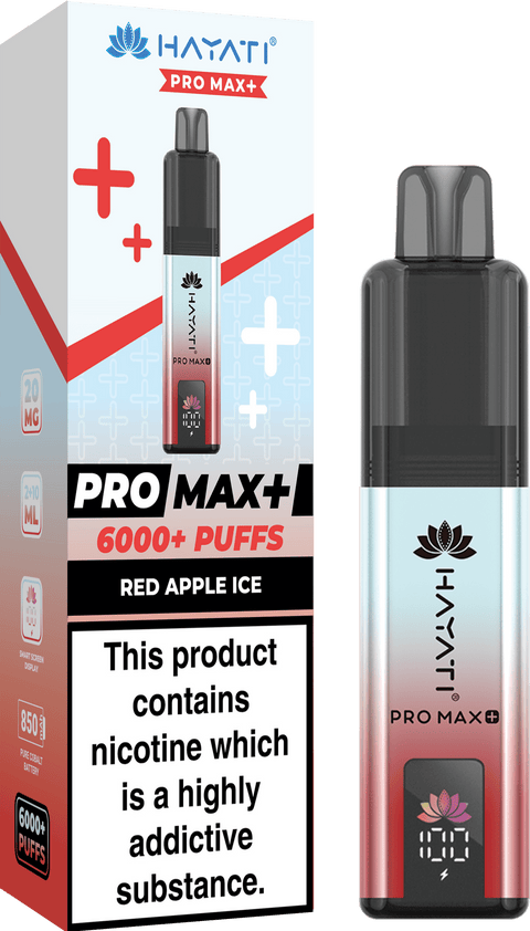 Hayati Pro Max+ 6000 Puffs Vape Box of 10 - Topvapewholesale