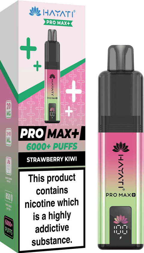 Hayati Pro Max+ 6000 Puffs Vape Box of 10 - Topvapewholesale