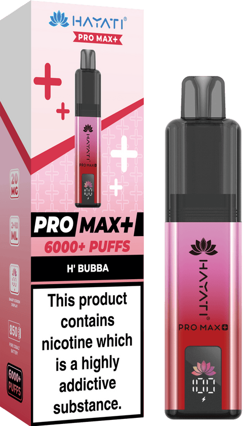 Hayati Pro Max+ 6000 Puffs Vape Box of 10 - Topvapewholesale
