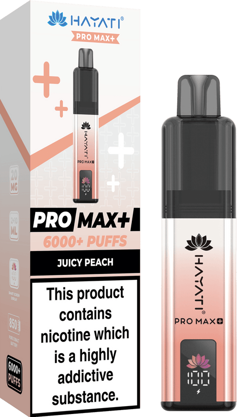 Hayati Pro Max+ 6000 Puffs Vape Box of 10 - Topvapewholesale