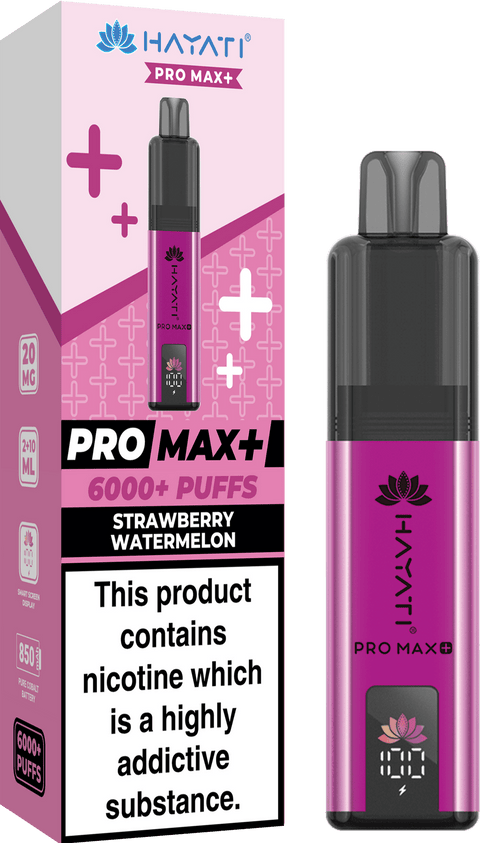 Hayati Pro Max+ 6000 Puffs Vape Box of 10 - Topvapewholesale