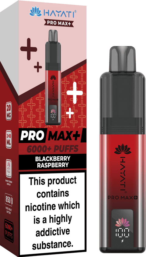 Hayati Pro Max+ 6000 Puffs Vape Box of 10 - Topvapewholesale