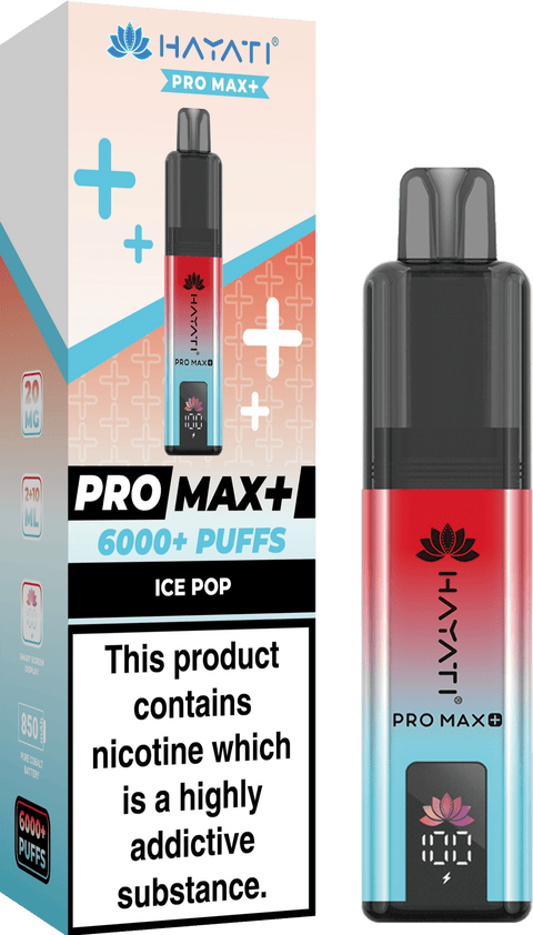 Hayati Pro Max+ 6000 Puffs Vape Box of 10 - Topvapewholesale