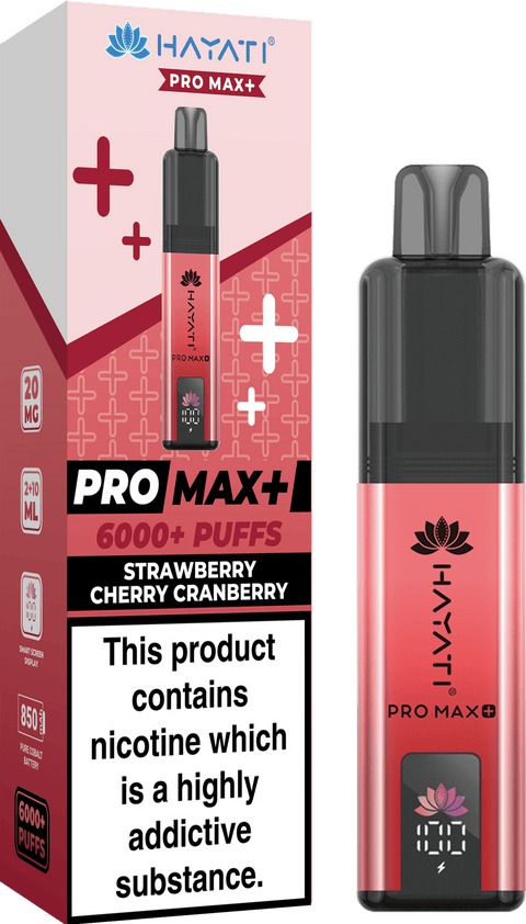 Hayati Pro Max+ 6000 Puffs Vape Box of 10 - Topvapewholesale