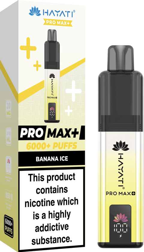 Hayati Pro Max+ 6000 Puffs Vape Box of 10 - Topvapewholesale