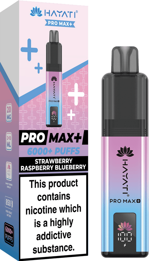Hayati Pro Max+ 6000 Puffs Vape Box of 10 - Topvapewholesale