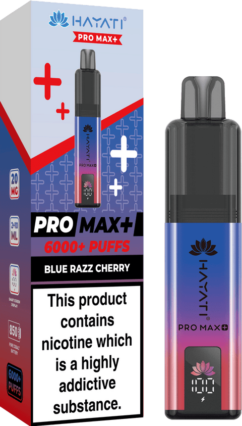 Hayati Pro Max+ 6000 Puffs Vape Box of 10 - Topvapewholesale