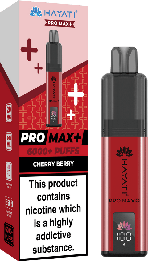 Hayati Pro Max+ 6000 Puffs Vape Box of 10 - Topvapewholesale