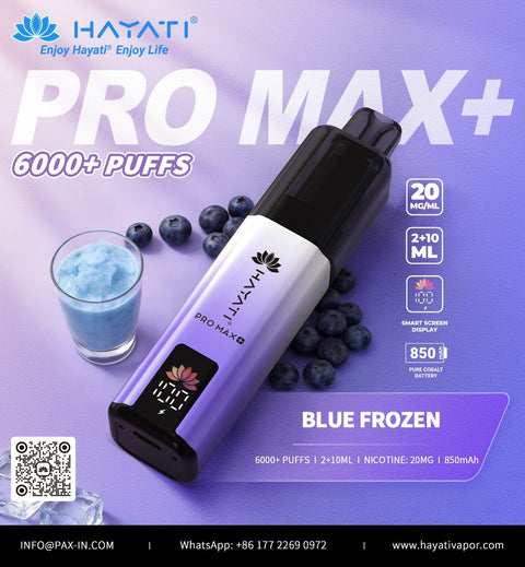 Hayati Pro Max+ 6000 Puffs Vape Box of 5 - Topvapewholesale