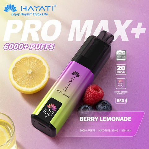 Hayati Pro Max+ 6000 Puffs Vape Kit - Box of 5 - Topvapewholesale