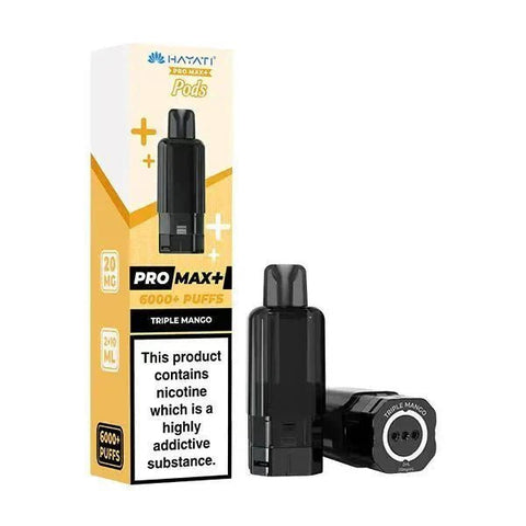 Hayati Pro Max Plus 6000 Pre - filled Pods Box of 5 - Topvapewholesale