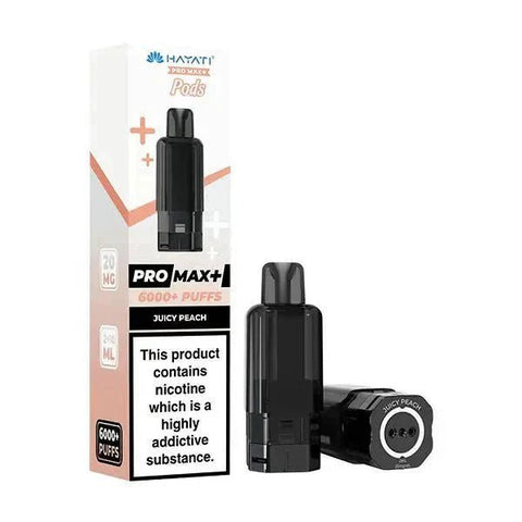 Hayati Pro Max Plus 6000 Pre - filled Pods Box of 5 - Topvapewholesale