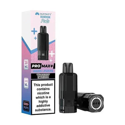 Hayati Pro Max Plus 6000 Pre - filled Pods Box of 5 - Topvapewholesale