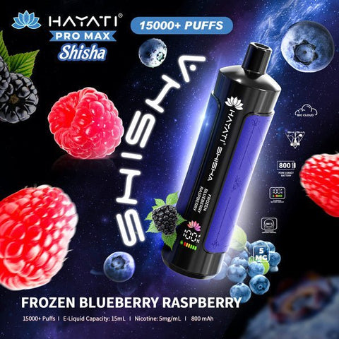 Hayati Pro Max Shisha 15000 Disposable Vape Box of 5 - Topvapewholesale