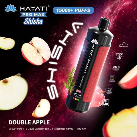 Hayati Pro Max Shisha 15000 Disposable Vape Box of 5 - Topvapewholesale