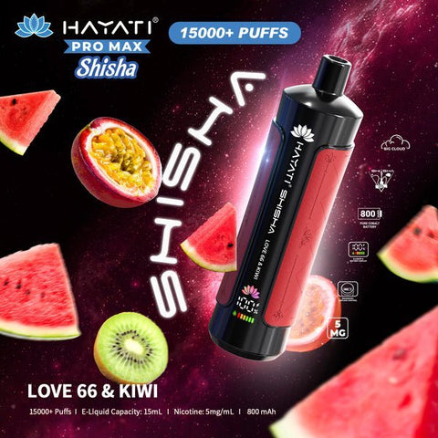 Hayati Pro Max Shisha 15000 Disposable Vape Box of 5 - Topvapewholesale
